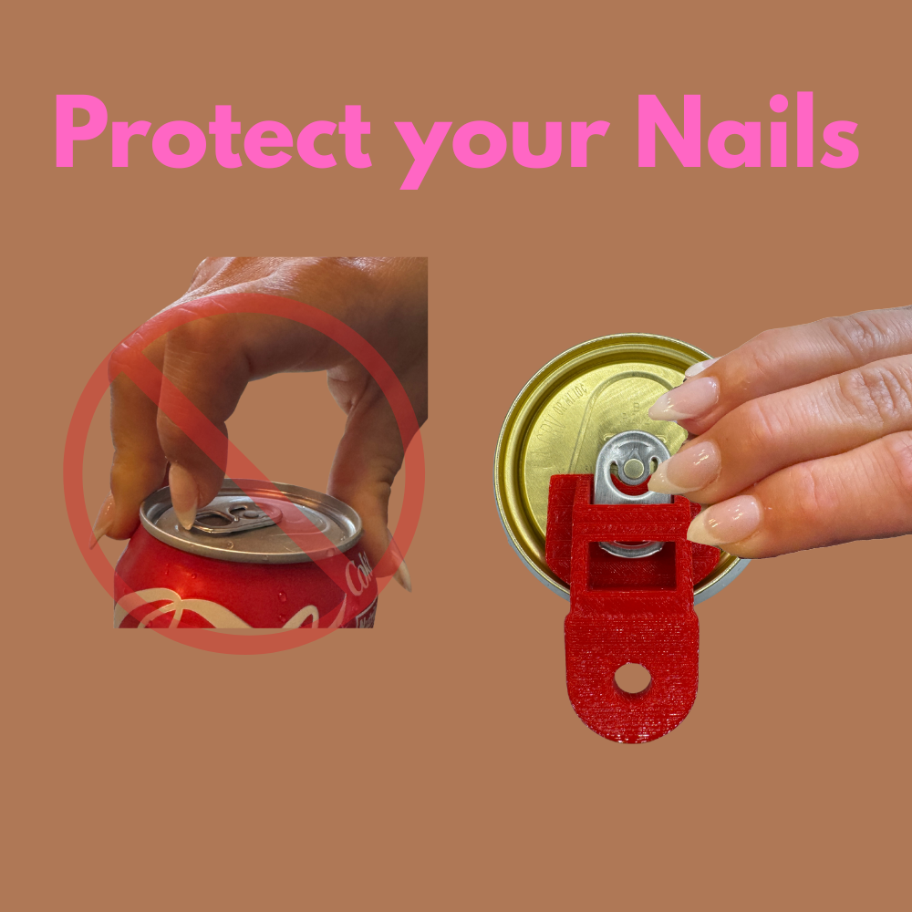 6 Pack - Luna's Can Opener Safe Easy Way to open and seal soda cans to protect drinks and nails