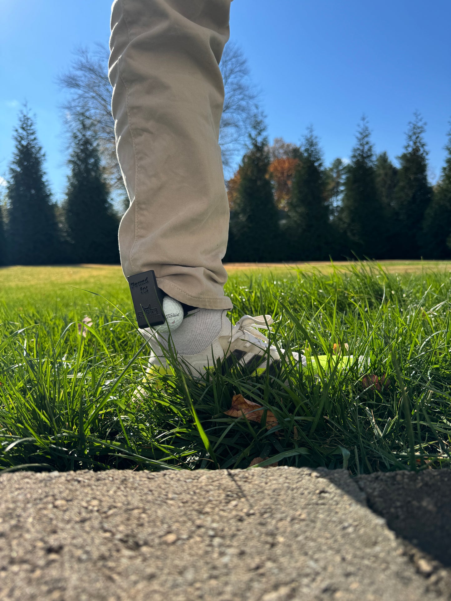 Found it! - The Golf Ball Ankle Cheating Device