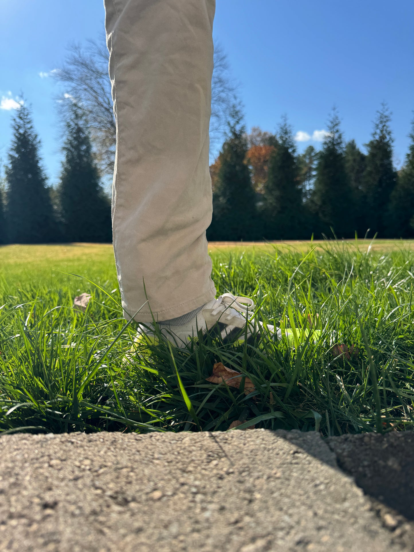 Found it! - The Golf Ball Ankle Cheating Device