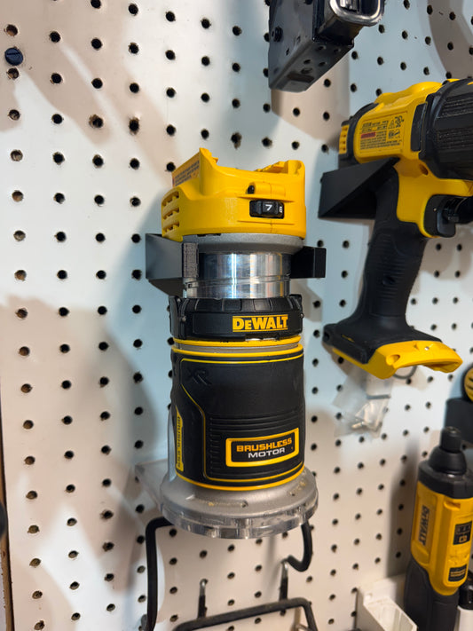 Router holder for Pegboard, dewalt Router pegboard mount for Router mount for pegboard storage of tools and Router storage