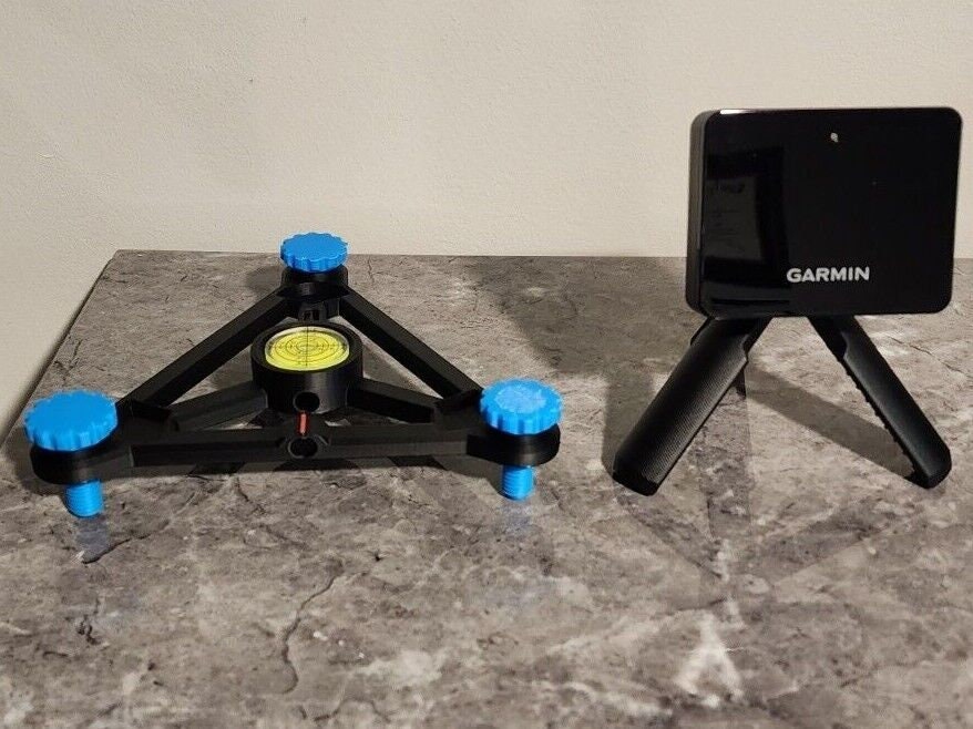 Garmin R10 Launch Monitor Alignment Stand For R10 Approach R10 Customizable stand level Alignment Stick Stand with Bullseye Level