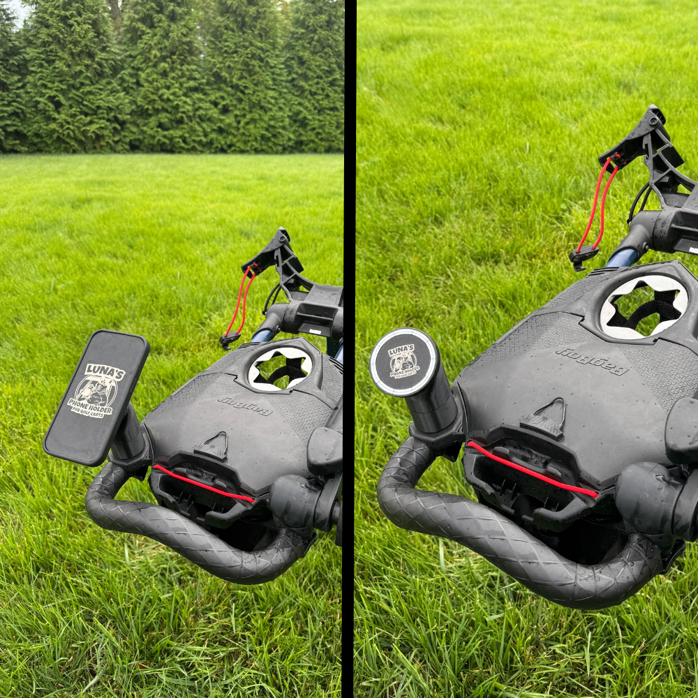 Bagboy Phone Mount for Umbrella attachment phone mount, mag safe phone mount for bag boy iphone mount for bag boy push carts