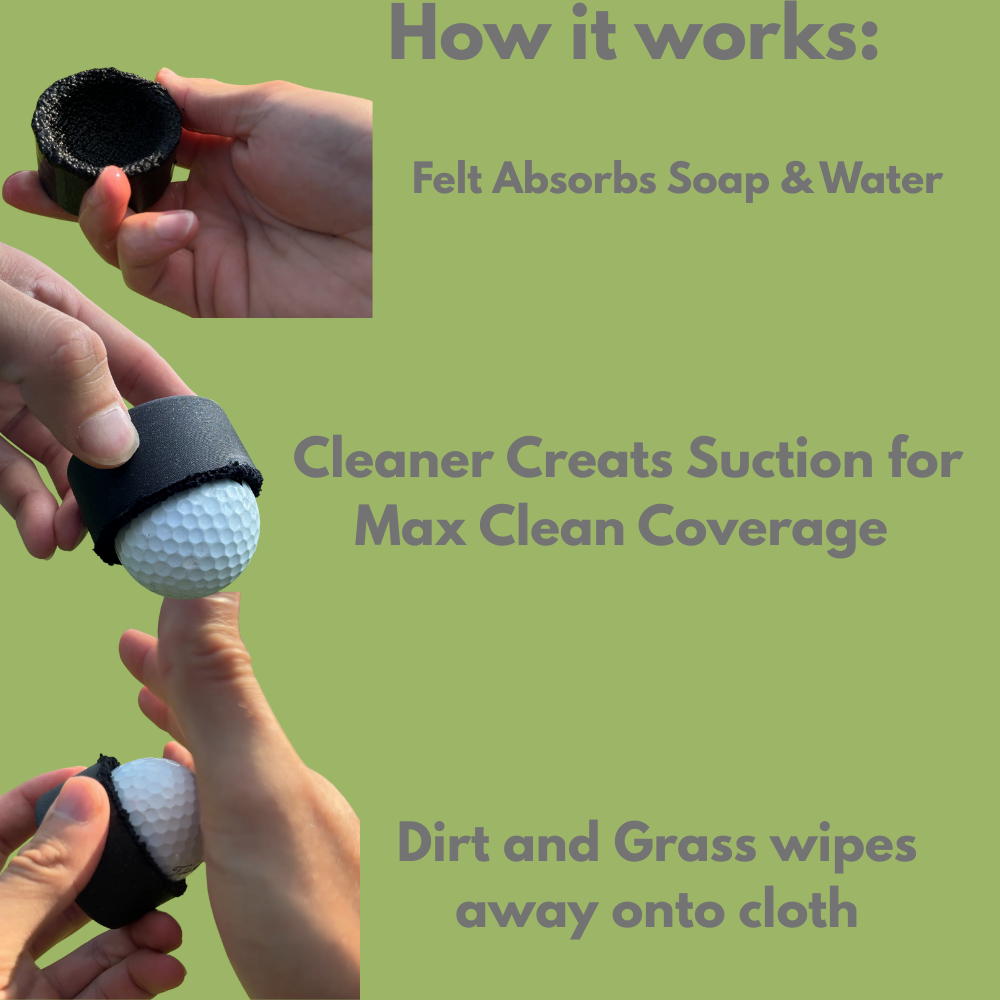 Golf Ball Washer for Golf Balls cleaner for golf tool for cleaning golf ball cleaning golf ball on the green golf ball tool