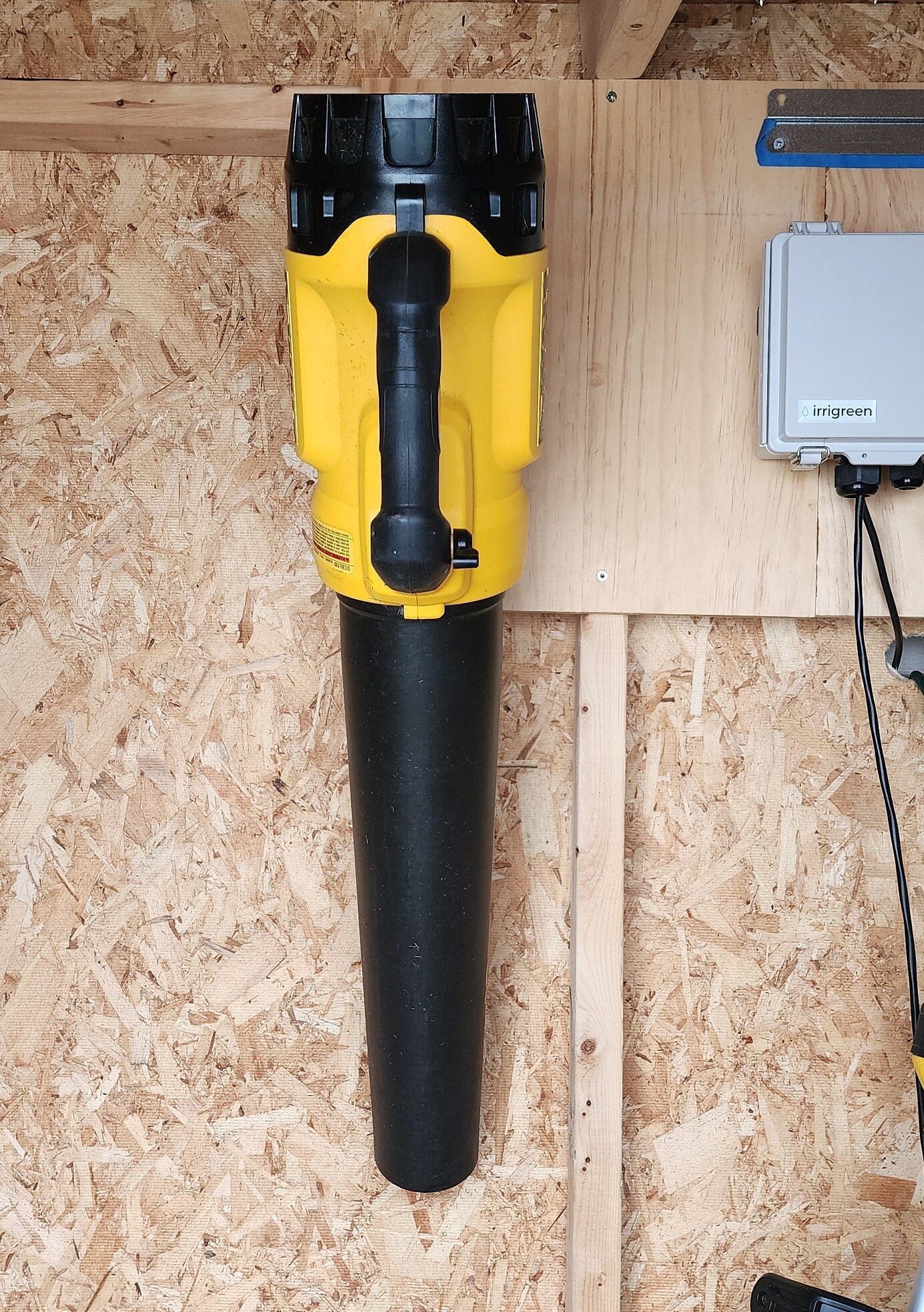 Universal Tool Holder Push Carts, Sprayers, Snow Shovels, Leaf Blowers & More - Handles 3.5 Inches and Above - Space-Saving Storage Solution