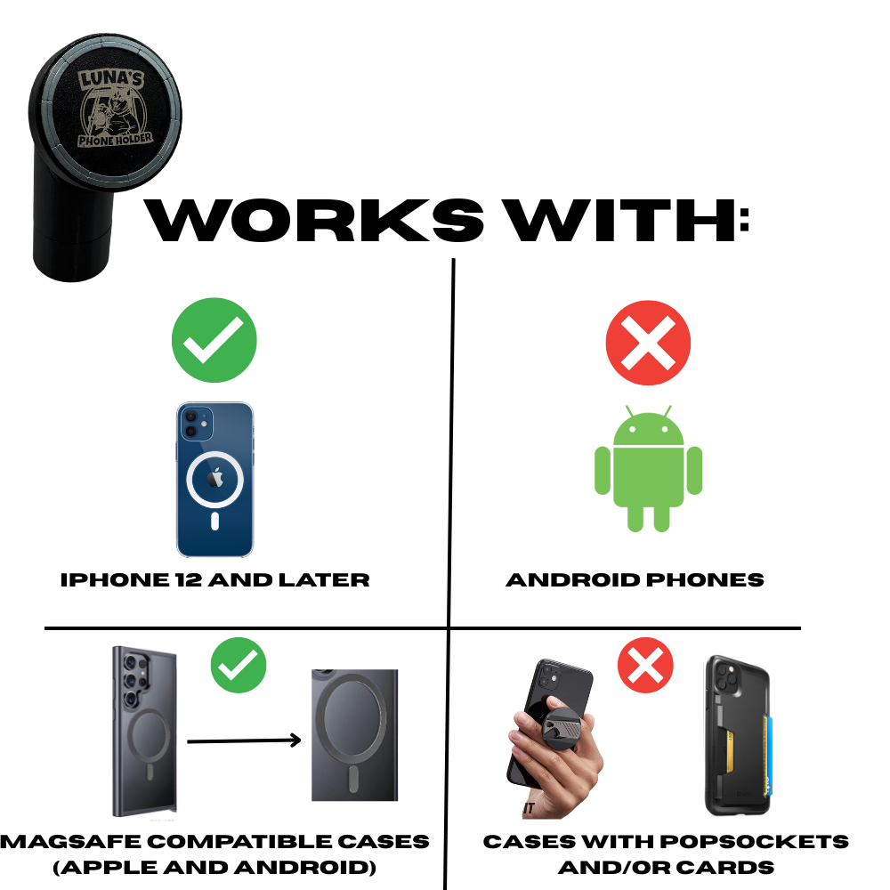 ClicGear Rovic Phone Mount for Umbrella attachment phone mount, mag safe phone mount for clic gear iphone mount for clic gear push carts
