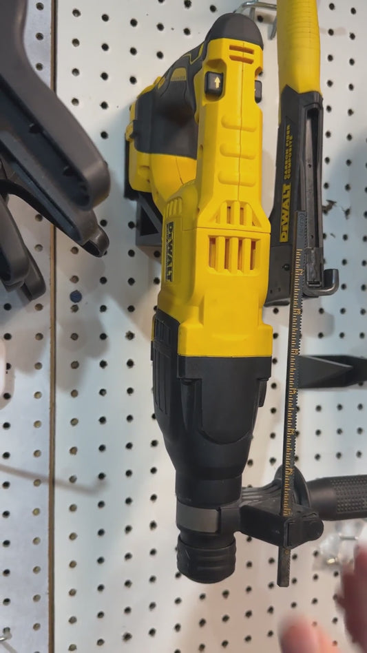 Luna's Hammer Drill Pegboard Holder  (Compatible with DeWalt DCH133)