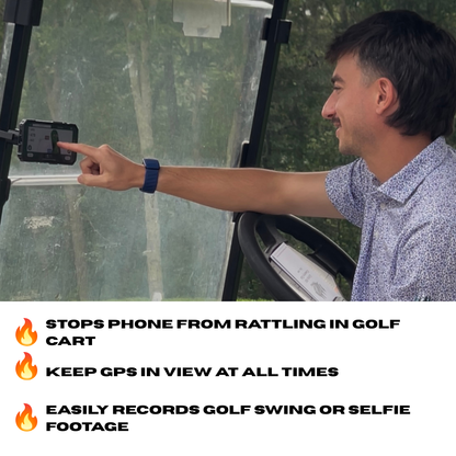 Luna's V2.5 MagSafe Golf Cart Mount – Universal Fit & Secure Grip