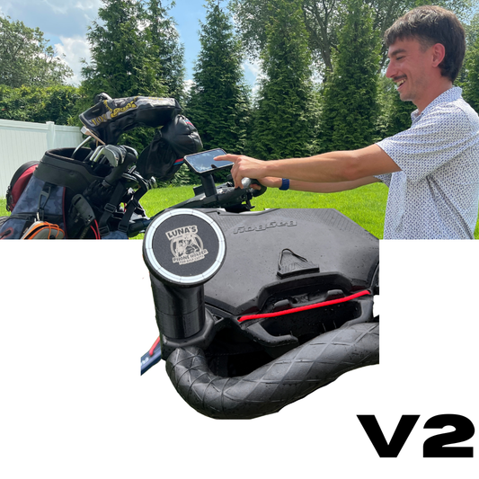 Bagboy Phone Mount for Umbrella attachment phone mount, mag safe phone mount for bag boy iphone mount for bag boy push carts