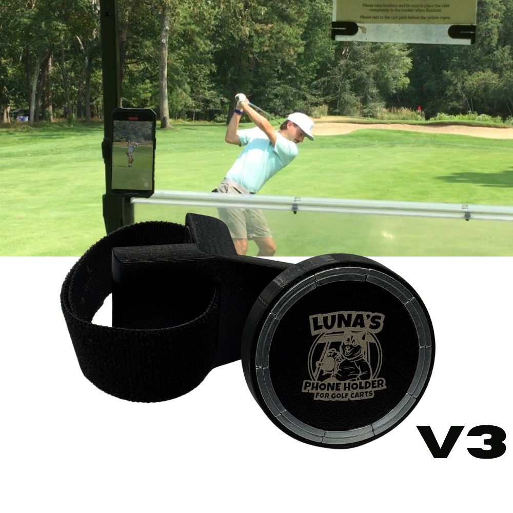 Golf Cart MagSafe Phone Mount for golf cart phone holder for golf cart accessories for golf phone for golfers who need phone in cart