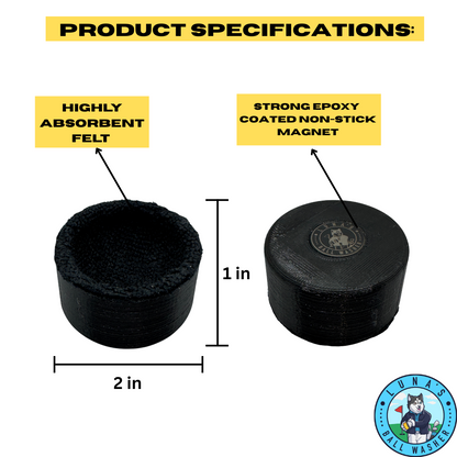 Luna's Ball Washer - The original handheld golf ball washer for skilled golfers