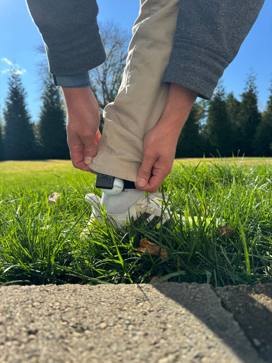 Found it! - The Golf Ball Ankle Cheating Device