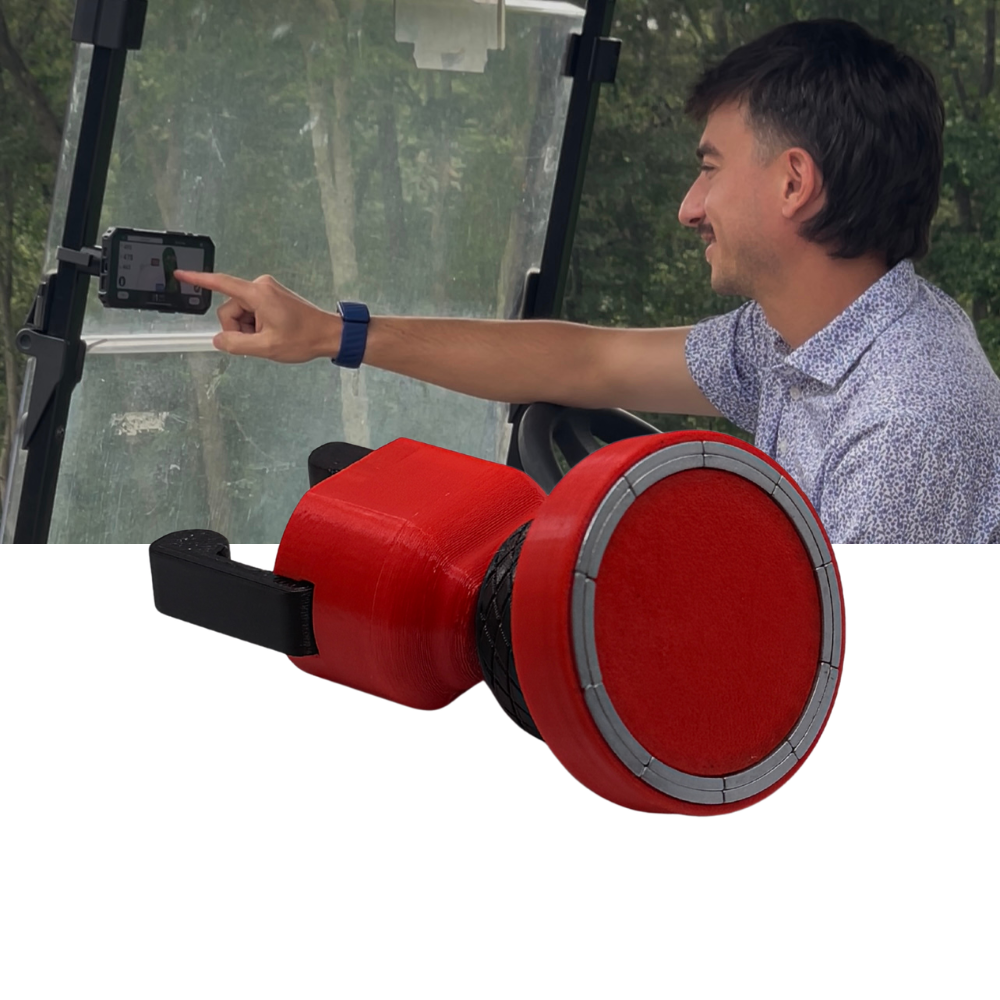 Luna's V2.5 MagSafe Golf Cart Mount – Universal Fit & Secure Grip