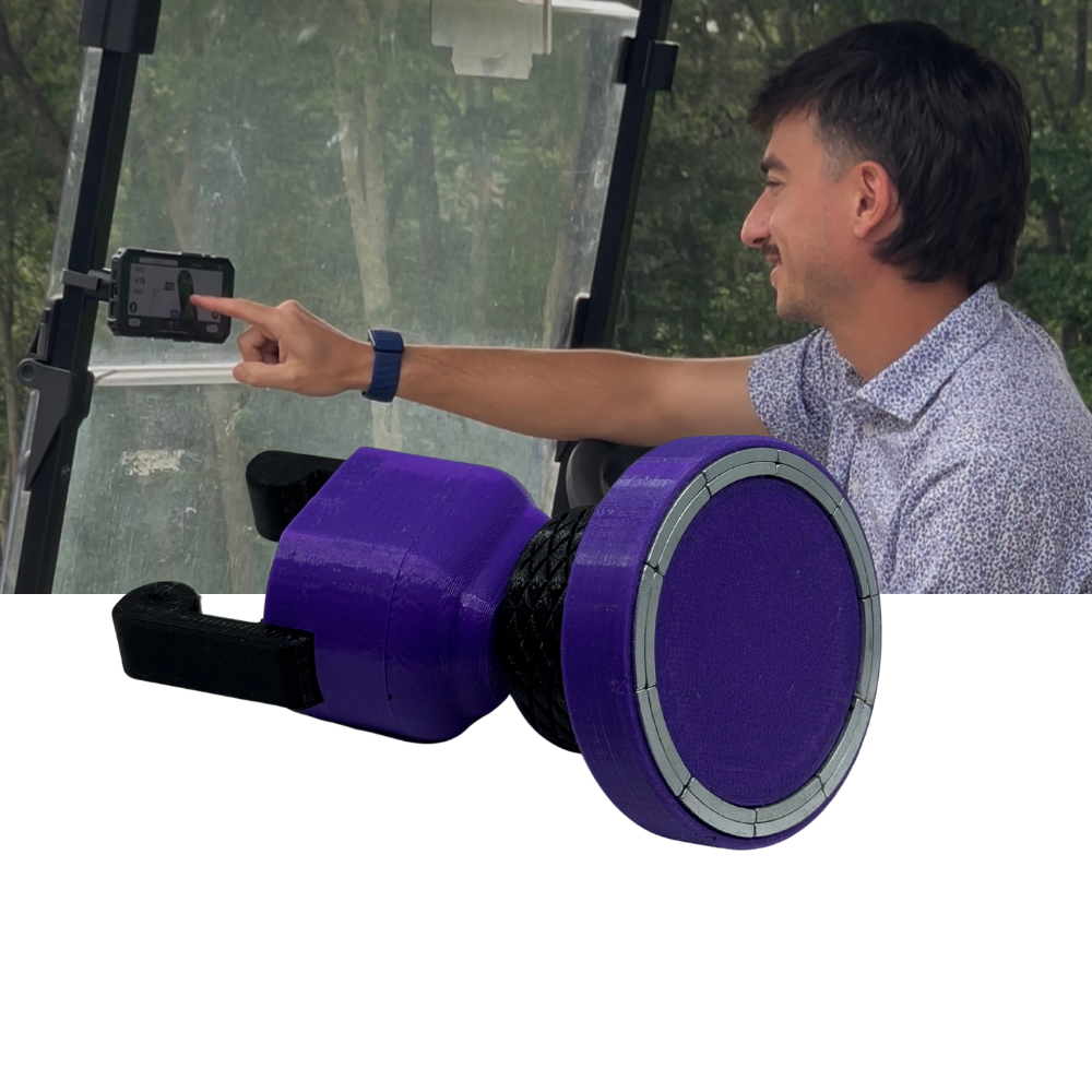 Luna's V2.5 MagSafe Golf Cart Mount – Universal Fit & Secure Grip