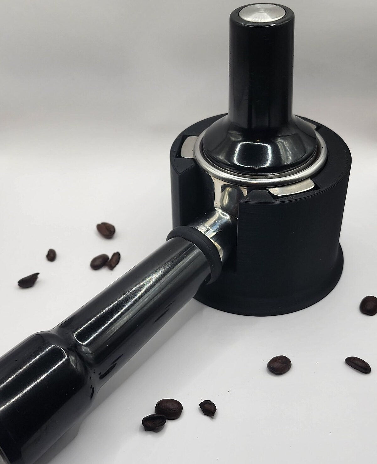 Tamp Station for Breville BES870XL Tamping Station for Espresso Tamping with Coffee Funnel