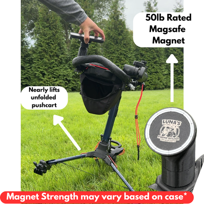 Luna's Bagboy Phone Holder for Bagboy Pushcarts