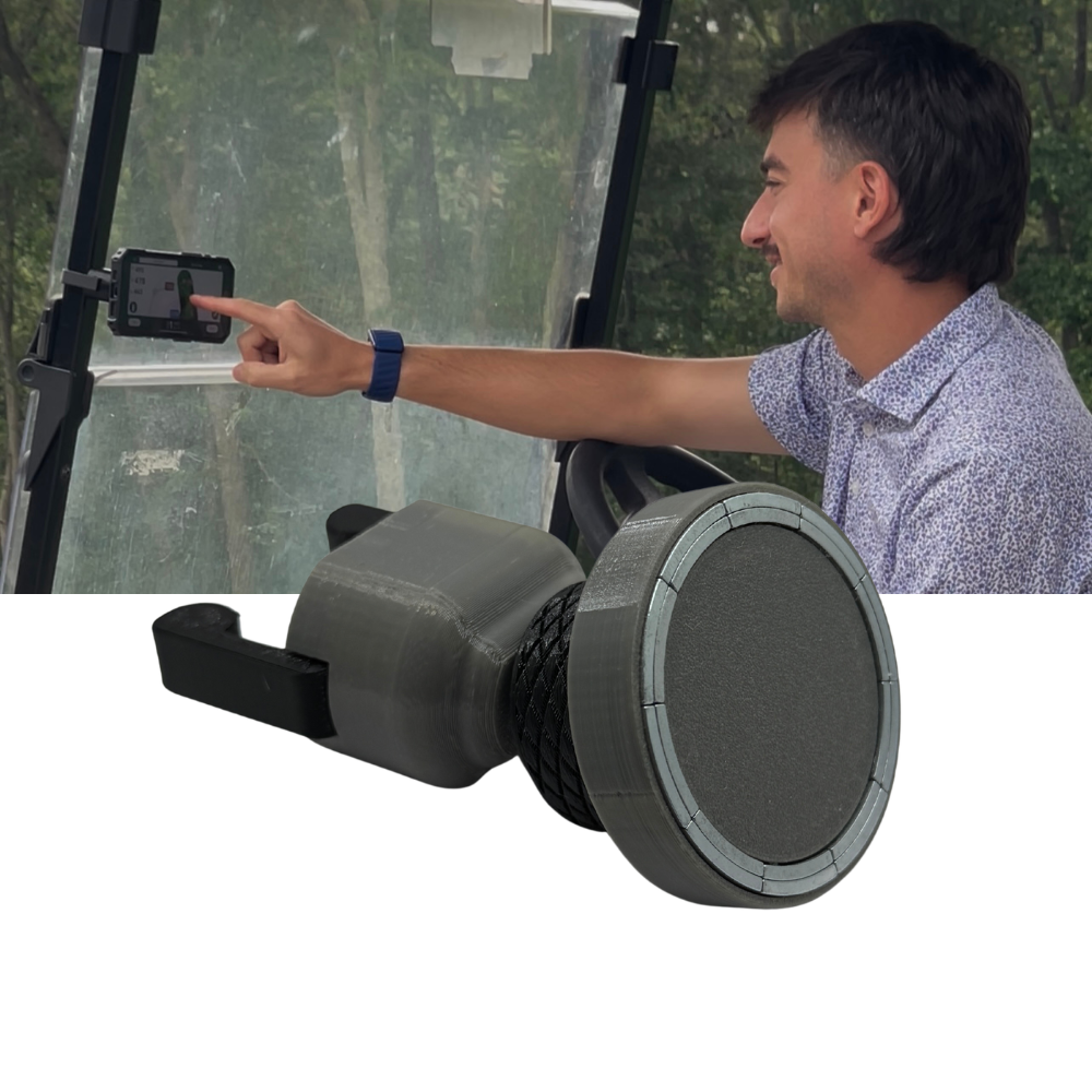 Luna's V2.5 MagSafe Golf Cart Mount – Universal Fit & Secure Grip