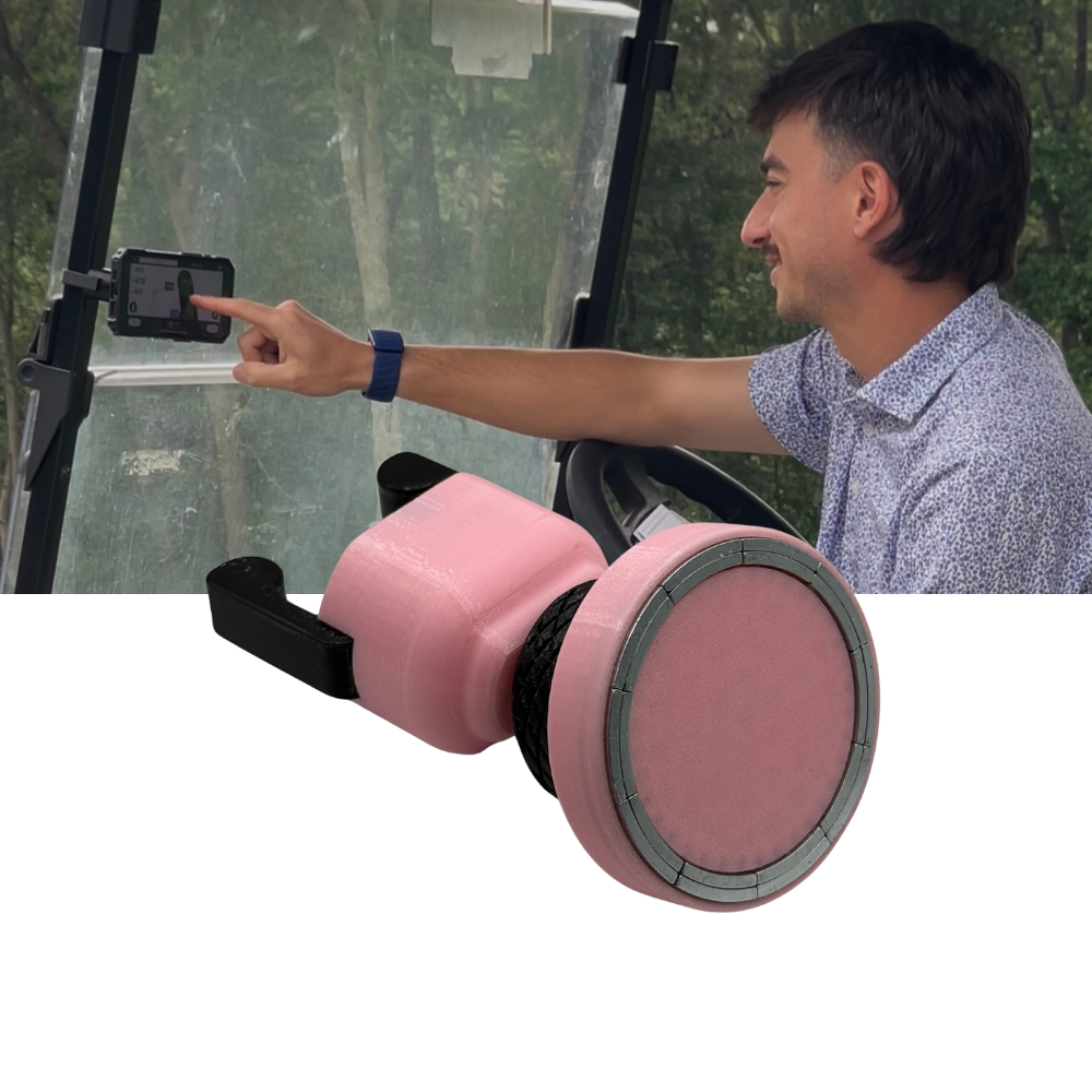 Luna's V2.5 MagSafe Golf Cart Mount – Universal Fit & Secure Grip