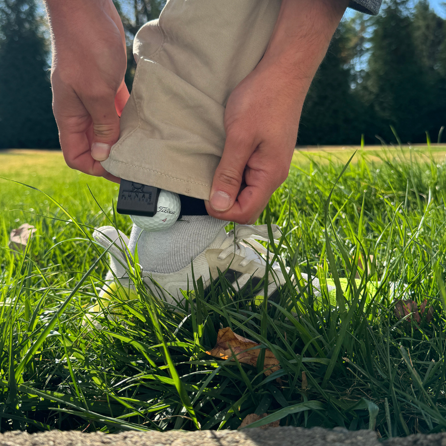Cover with your Pant leg: