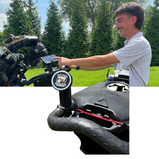 Bagboy Phone Mount for Umbrella attachment phone mount, mag safe phone mount for bag boy iphone mount for bag boy push carts
