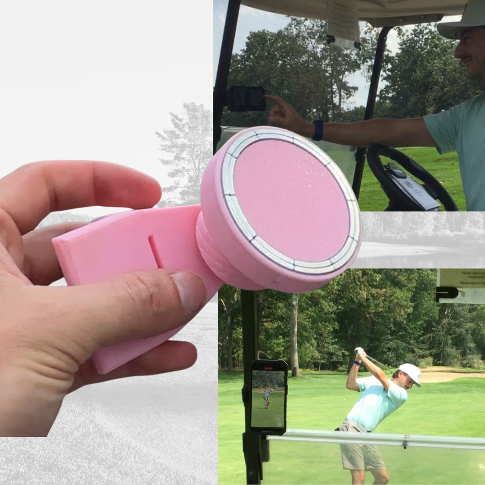 Golf Cart MagSafe Phone Mount for golf cart phone holder for golf cart accessories for golf phone for golfers who need phone in cart