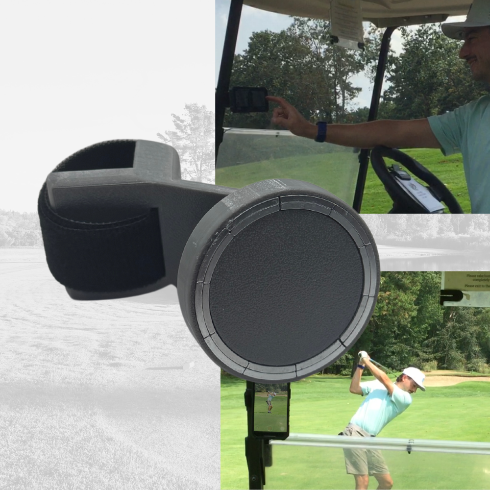 Golf Cart MagSafe Phone Mount for golf cart phone holder for golf cart accessories for golf phone for golfers who need phone in cart
