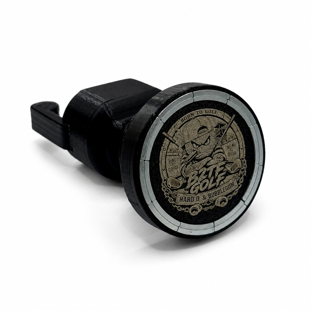 Custom Buzz Golf logo Luna's V2.6 phone holder