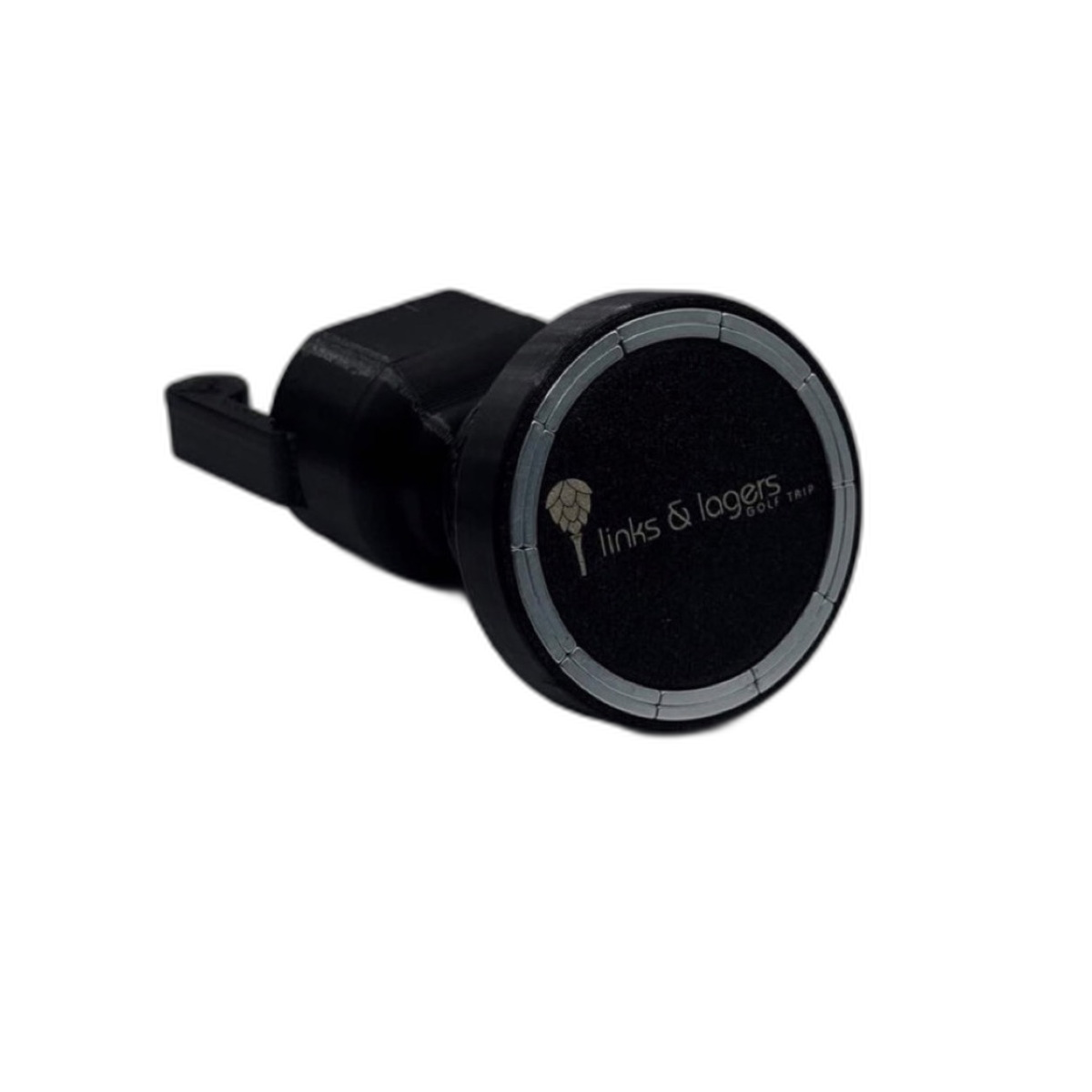 Custom logo sample on Luna's Phone Holder