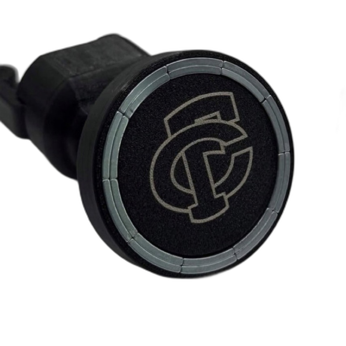 Custom logo sample on Luna's Phone Holder